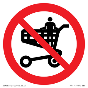P925 Prohibition: No standing in trolley